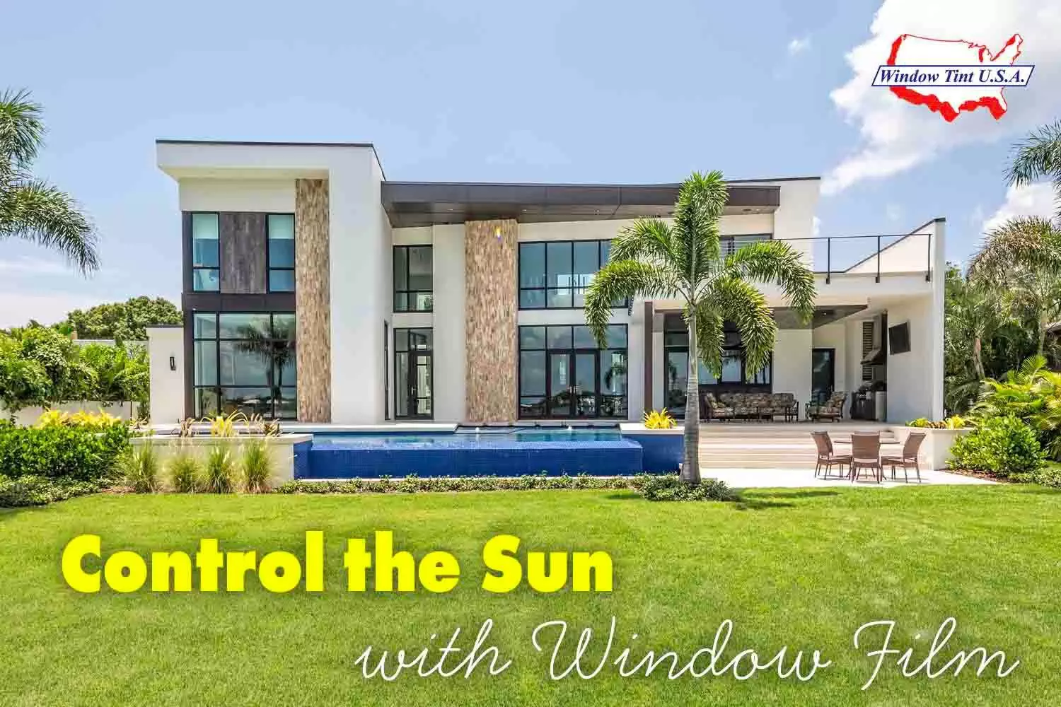 Control the sun with window film